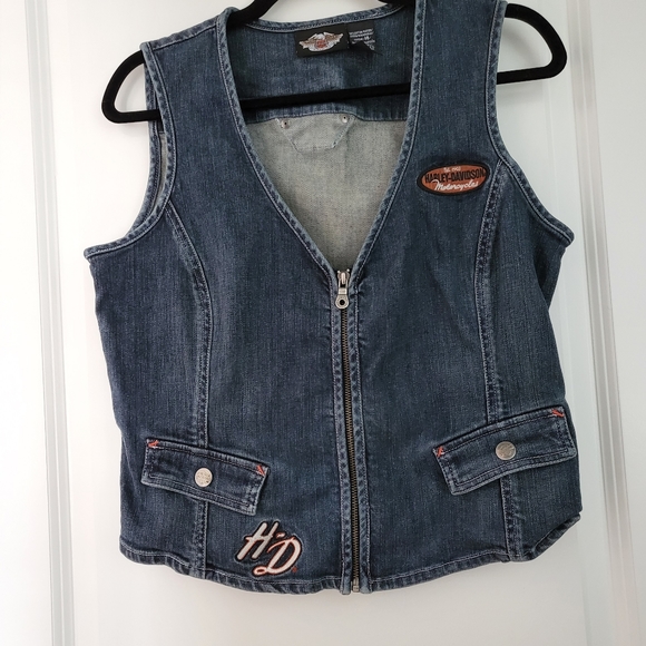 Ladies Harley Davidson Vest - Picture 2 of 4